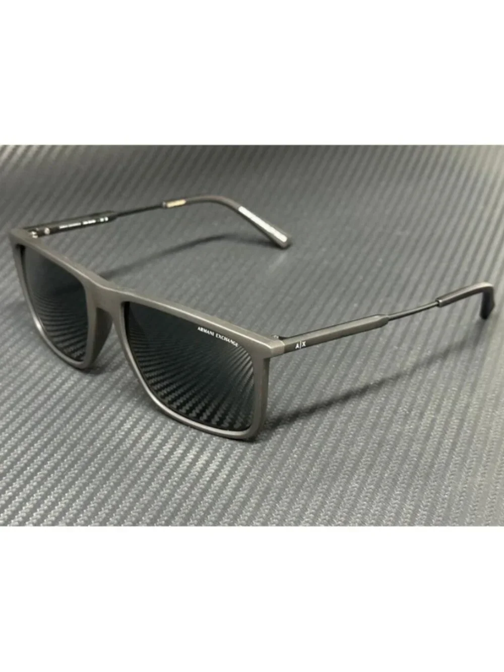 New Armani Exchange Men Matte Black Sunglasses 57-18-145
